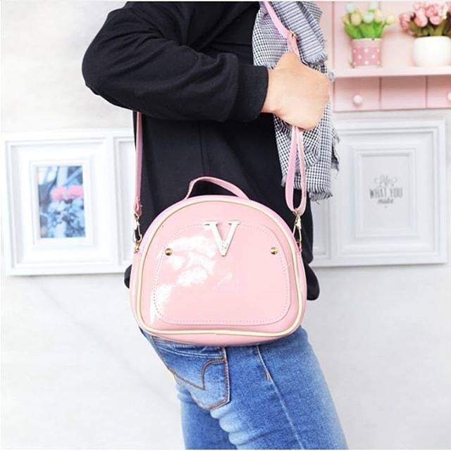 TAS WANITA LOKAL/SELEMPANG/MINI BAG CANTIK/JELLY LV