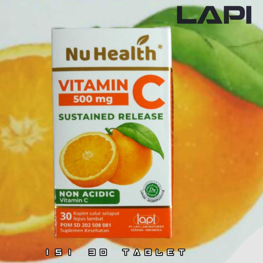 COD Vit C 500-NU Health Vitamin C 500 Non Acidic isi 30 kaplet-VITAMIN