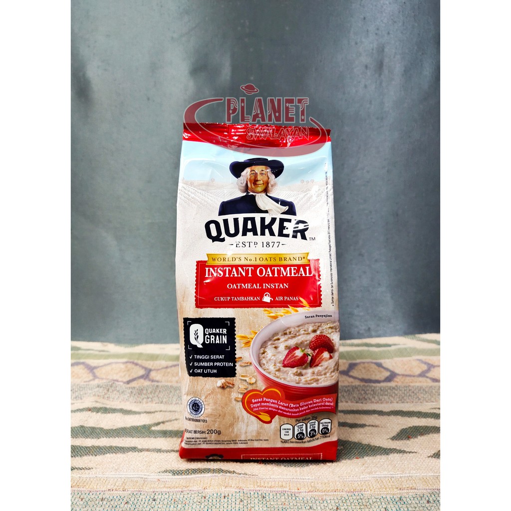 

QUAKER OATMEAL INSTANT 200 GR