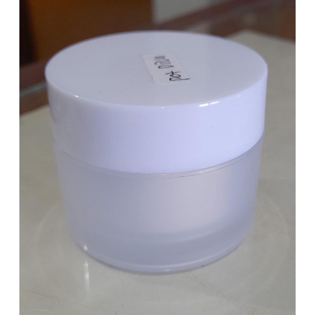 Pot Diva Cream 10 gr Frosted Tutup Putih Opek/Wadah / Kemasan Diva 10gr Frosted