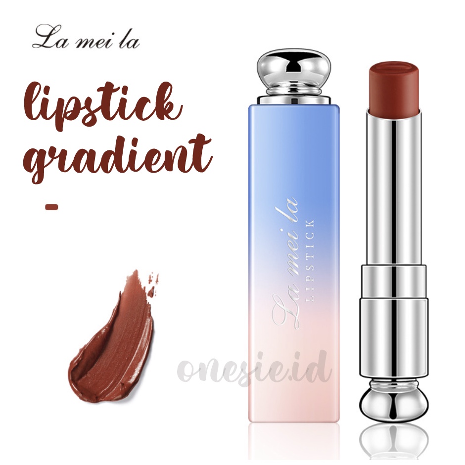 LAMEILA Bright Pink Lipstick Gradient 8 Warna Lipstik Waterproof LA089 1008