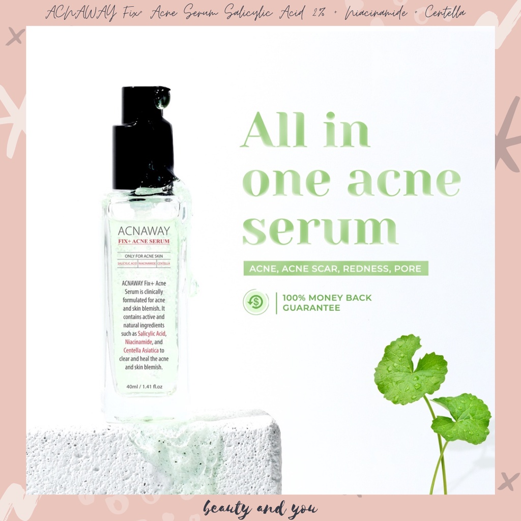 ACNAWAY Fix+ Acne Serum Salicylic Acid 2% + Niacinamide + Centella Original Skincare (ORIGINAL)