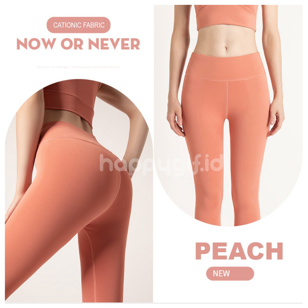 Yoga Sport Pants Celana Panjang Olahraga Wanita High Waist