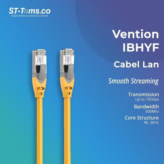 Jual Murah Laris Vention Ibh M Kabel Lan Ethernet Cat A Cat Rj Gigabit Sstp Shopee