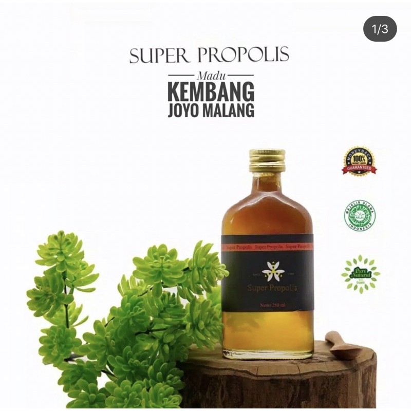

madu super propolis 250ml madunkembang joyo