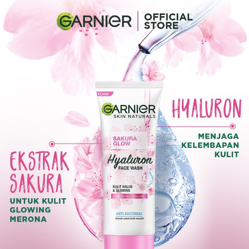 Garnier Cleanser Facial Foam 100MlSabun Cuci Muka