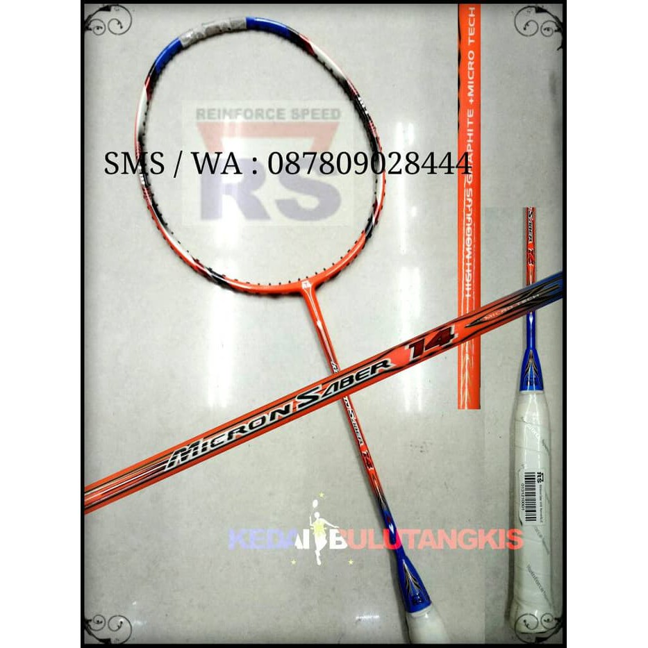 terbaru RAKET BADMINTON RS MICRON SABER 14