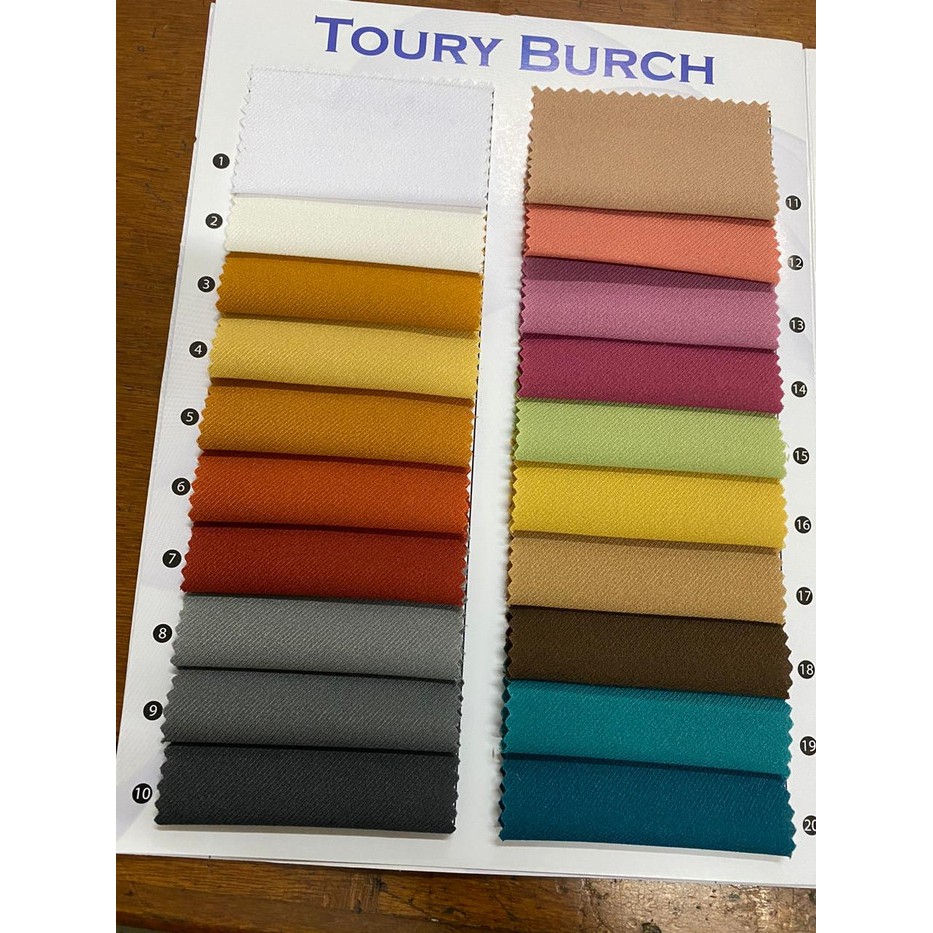 1 Roll Kain Tory Burch Bahan Gamis Tori Berch - Hijab Halus