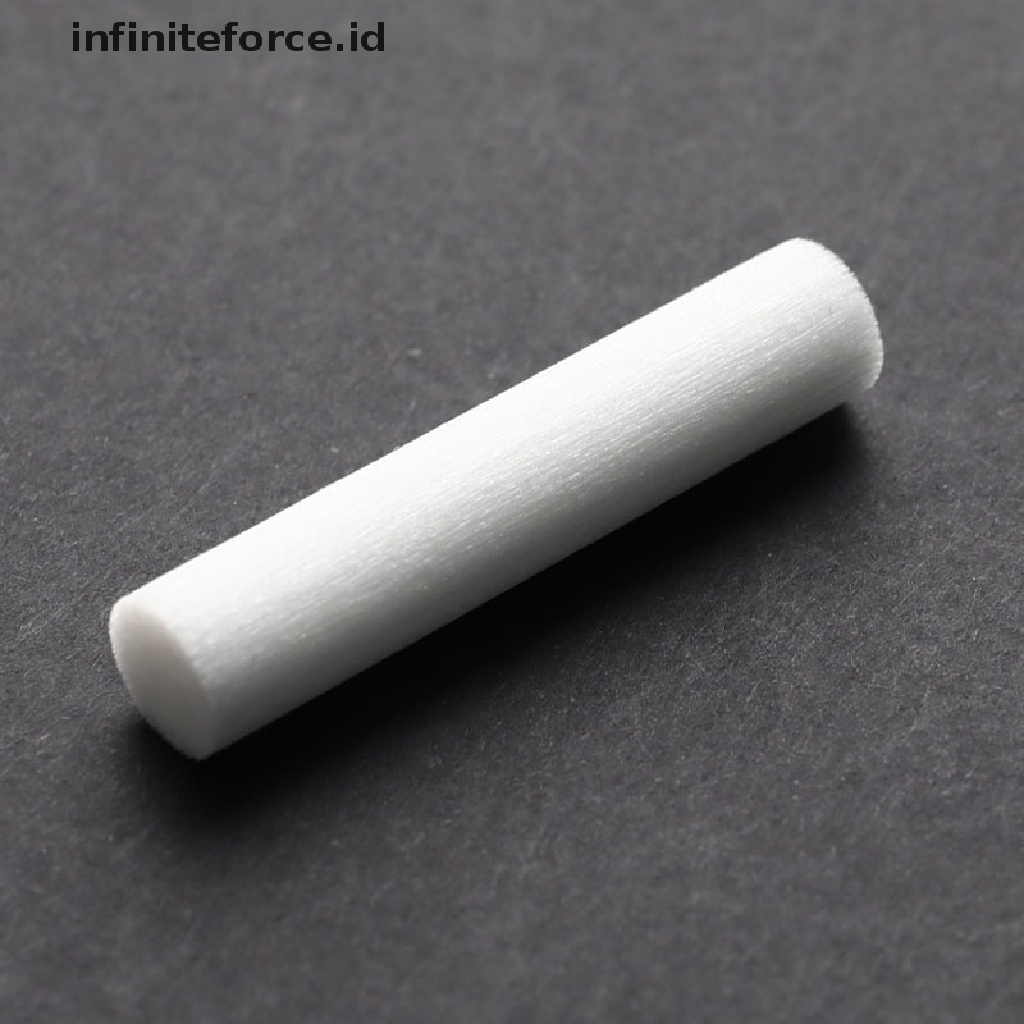 (Infiniteforce.Id) 10pcs Tabung Inhaler Kosong Warna Putih Untuk Minyak Esensial / Aromaterapi