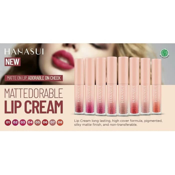 ✨ AKU MURAH ✨Hanasui Mattedorable Lip Cream