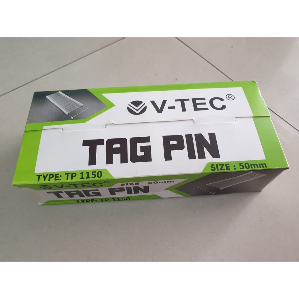 

Tag Pin V-Tec 50 mm Reffil tag Merk dan Harga Baju TP1150