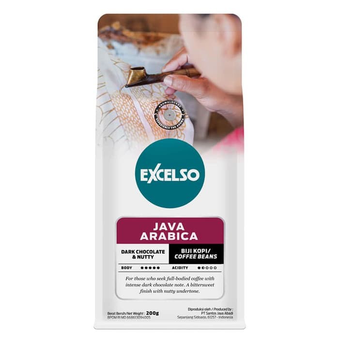 

Excelso ~ Java Arabica Coffee Beans 200gr Kopi Biji Java Arabica