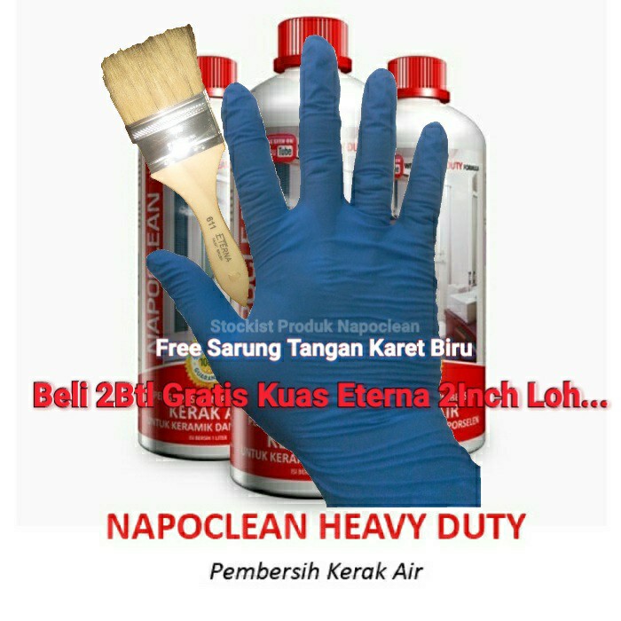 napoclean HEAVY DUTY(pembersih keramik-kaca-closed tanpa HCL dan hanya DIKUAS)