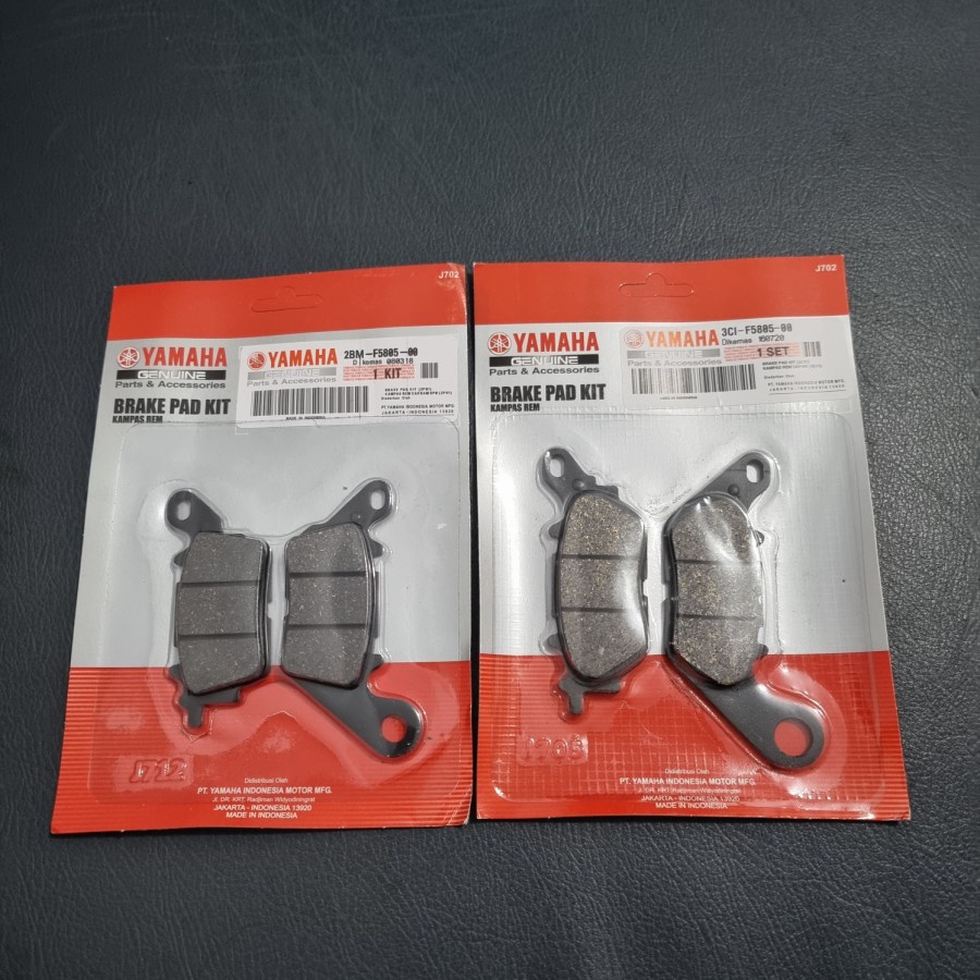 Paket Kampas Rem Dispad Depan Belakang Yamaha N Max Nmax 3C1 2BM