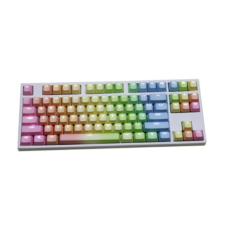 Btsg Kunci Tulisan Transparan Double Shot Backli Untuk Key Cap Untuk Keyboar Mekanik