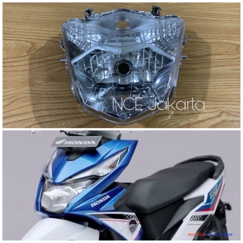 REFLEKTOR HEADLAMP LAMPU DEPAN BEAT 2016-2019 K81