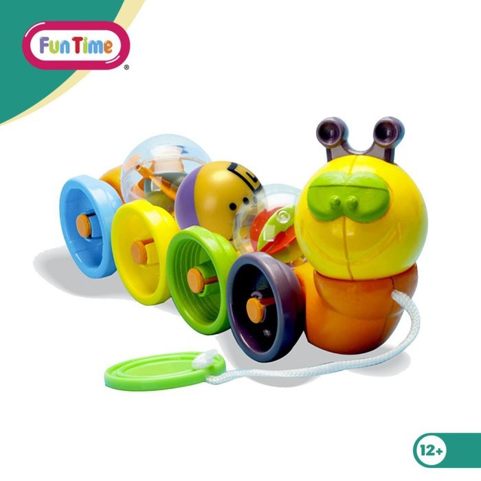 funtime charlie the caterpillar f5370 /mainan edukasi anak 12 +