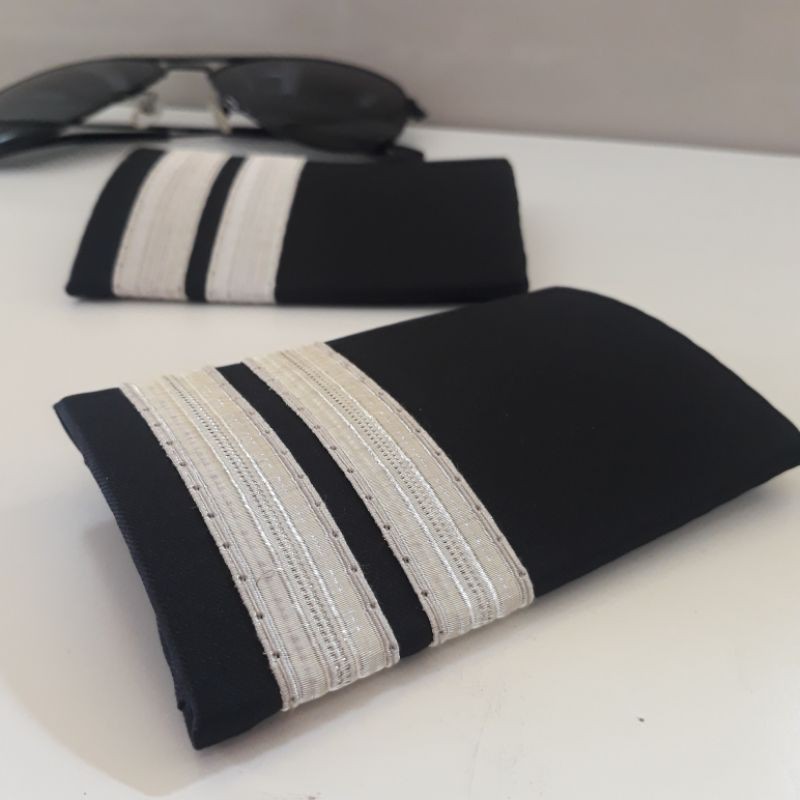 Bar pilot epaulette 2 silver