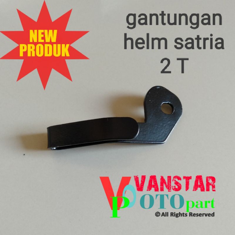 gantungan helm satria hiu lumba 2 tak