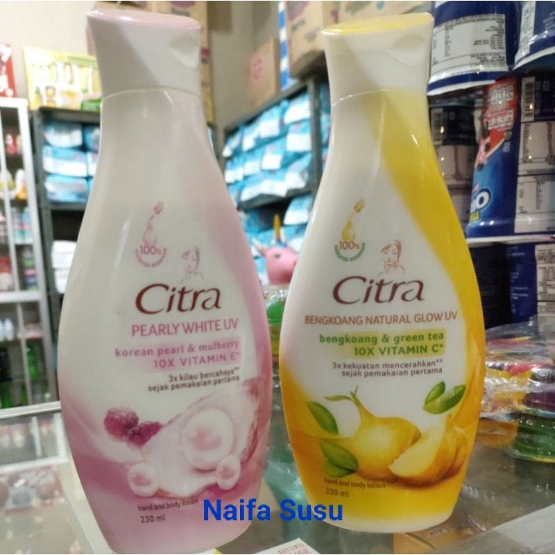 Citra Hand&amp;Body Lotion Natural Glowing White UV 230 ml