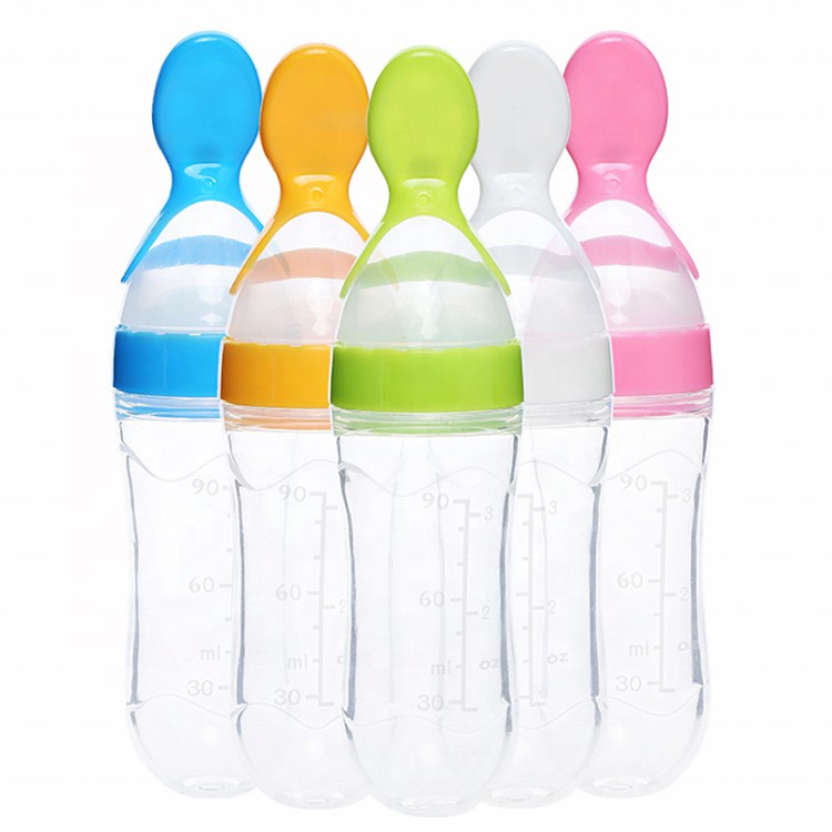 Sendok Makan Bayi Sendok Mangkok Silicone Squeeze M005