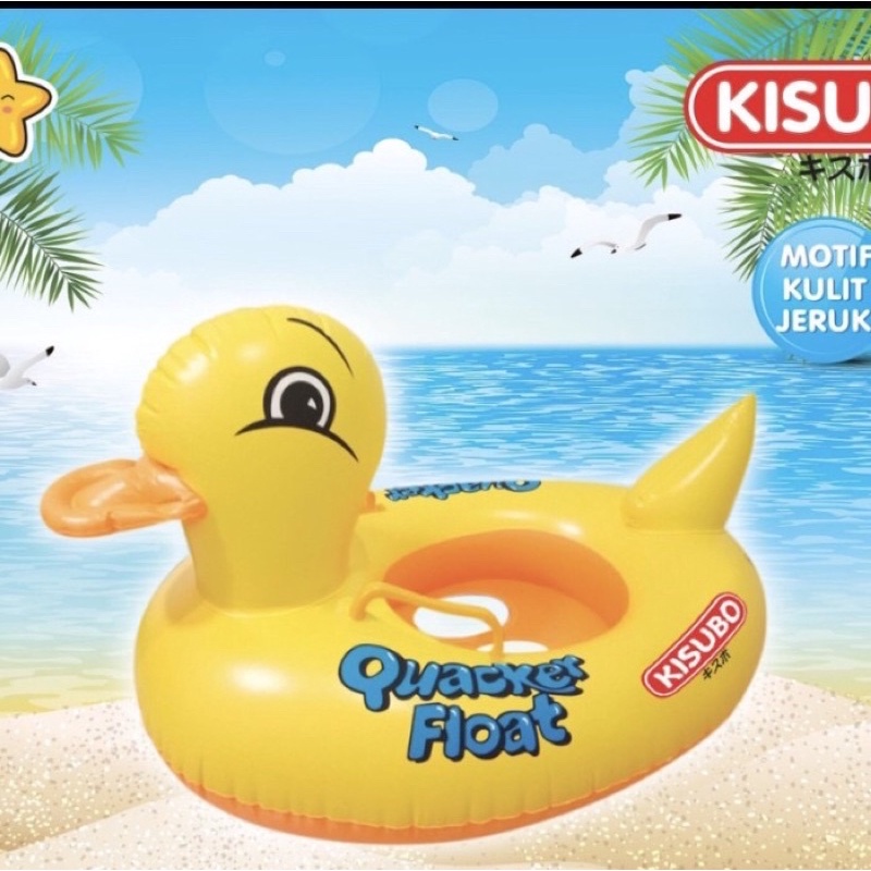 Pelampung berenang bayi dan anak kisubo motif bebek