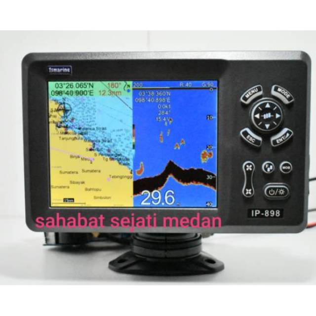 Gps plotter dan fish Finder ismarine IP 898