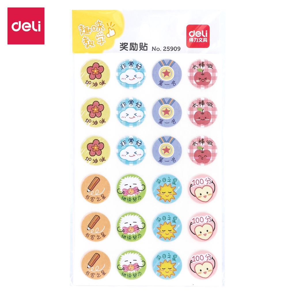 Deli Cartoon Sticker Stiker Kartun 25909 25910-2