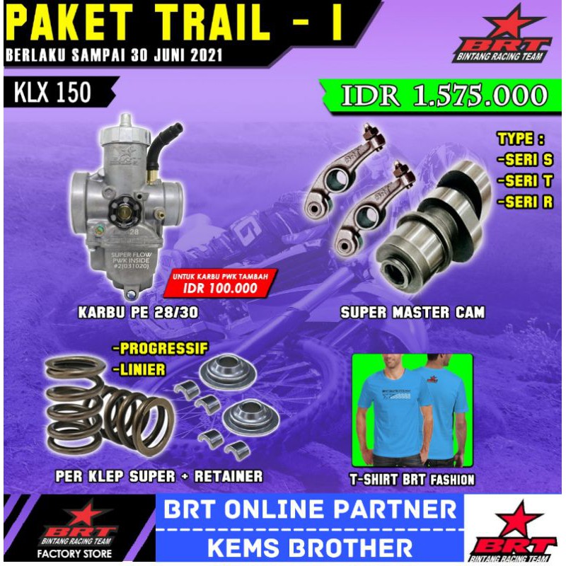 PAKET TRAIL KLX 1 BRT