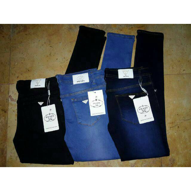 celana jeans wanita / jeans panjang / jeans wanita / navy hitam ice blue - Arista