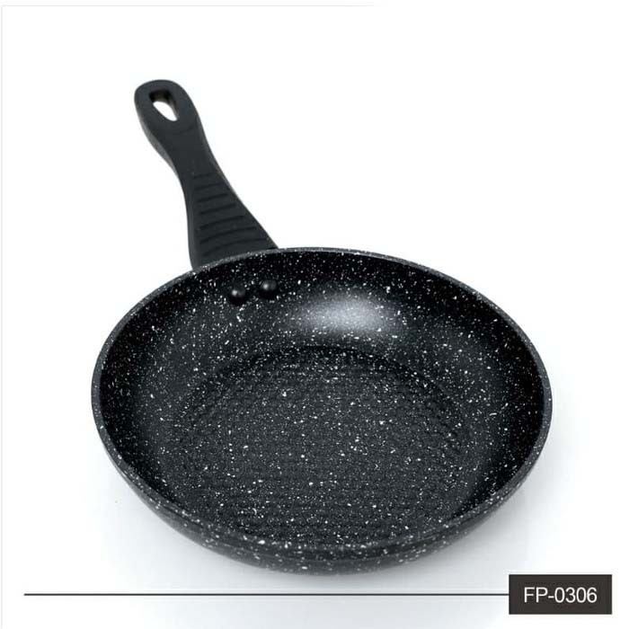 KH CYPRUS FP0306 FRYPAN MARBLE INDUCTION 22CM TEFLON MARBLE INDUKSI PENGGORENGAN