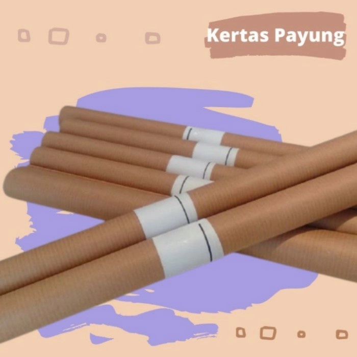 

Kertas Payung / Kertas coklat / Kertas sampul buku isi 10 lembar