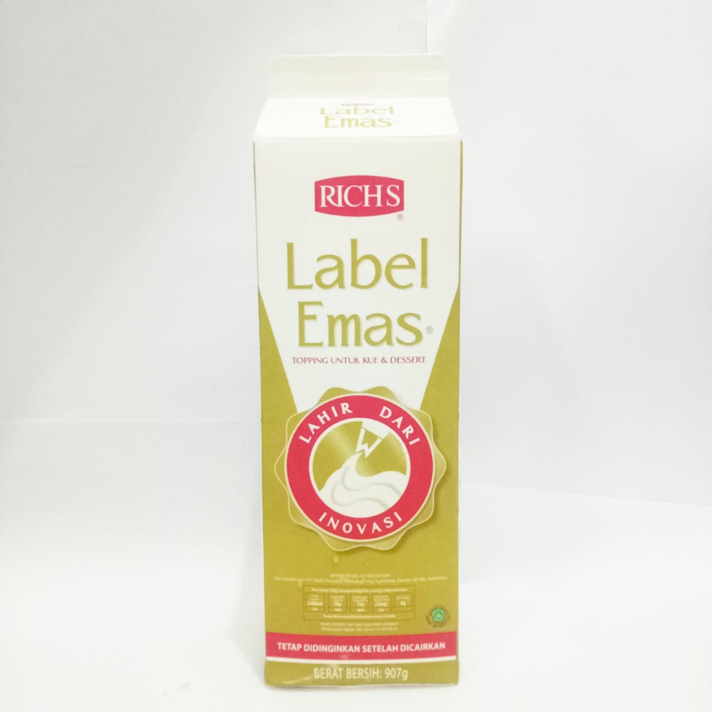 

WHIPCREAM RICH GOLD LABEL&BETTERCREME