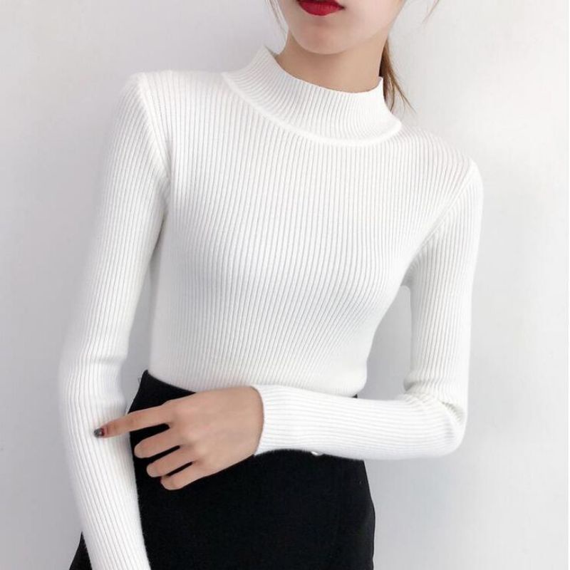 ATASAN RAJUT TURTLE NECK WANITA / PINKDOSE