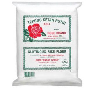 

Tepung Ketan Putih Rose Brand