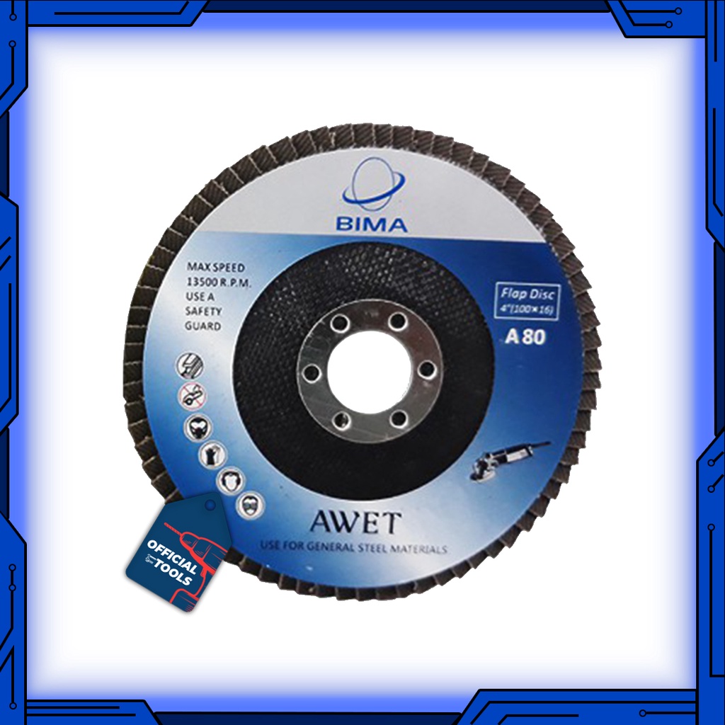 Amplas Susun 4 Inch BIMA Flap Disc Taiyo