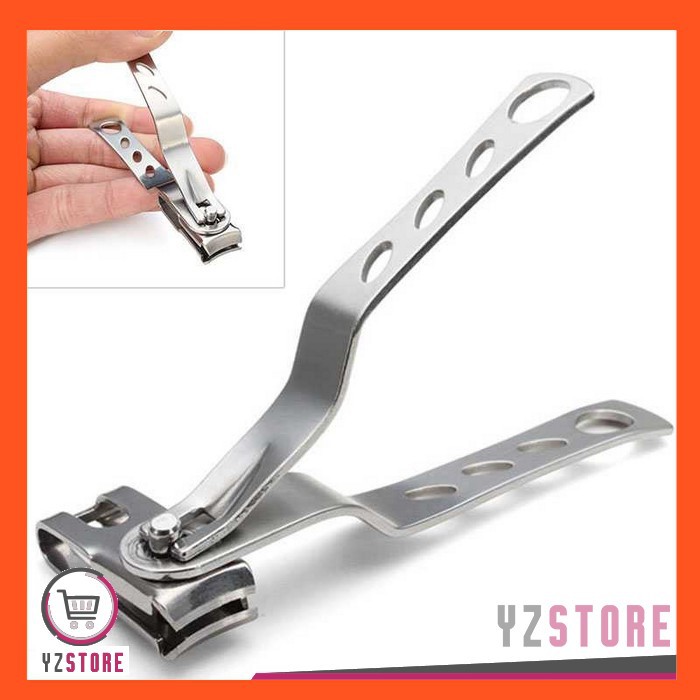 Gunting Kuku Lengkung Profesional Nail Art Trimmer Rotateable 360 Manicure Stainless YZ28