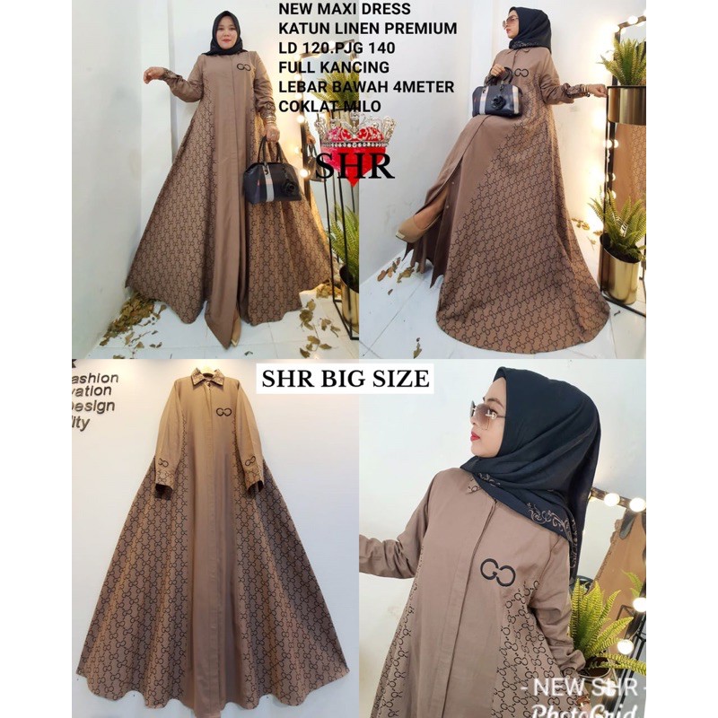 MAXI LINEN GC BIG SIZE JUMBO ORI SHR