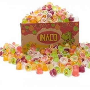 

Jelly inaco 1kg 1000gr mix fruits -manis-enak-tidak bikin batuk-cemilan