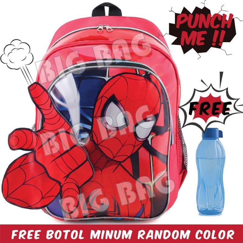 Tas ransel anak SD Tas anak sekolah motif superhero Boboboy Batmean