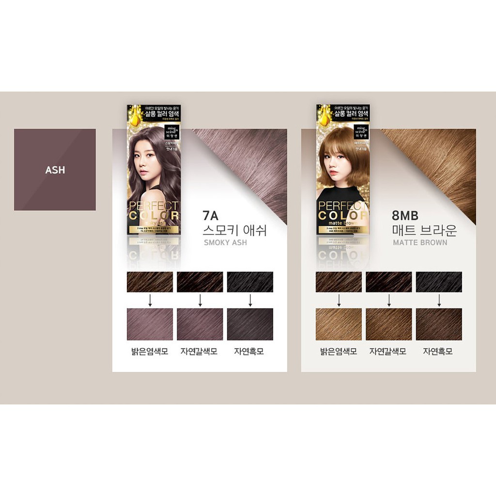 Mise en Scene PERFECT COLOR Hair dye Coloring