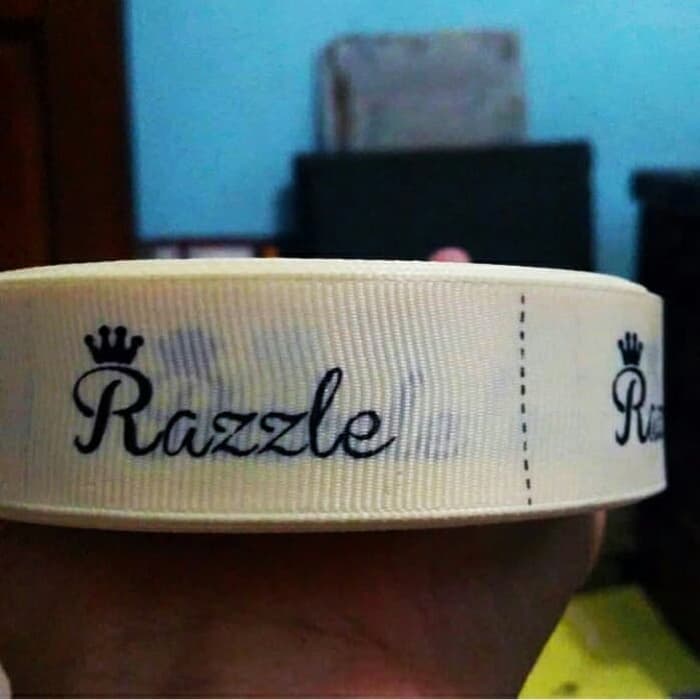

Yuuk Merapat Murah Sablon Label Hijab Label Baju Label Tas Pita Bahan Grosgrain