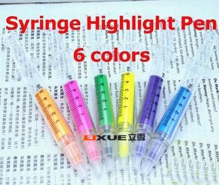 

Pulpen Highlighter / Marker Berbentuk Jarum Suntik