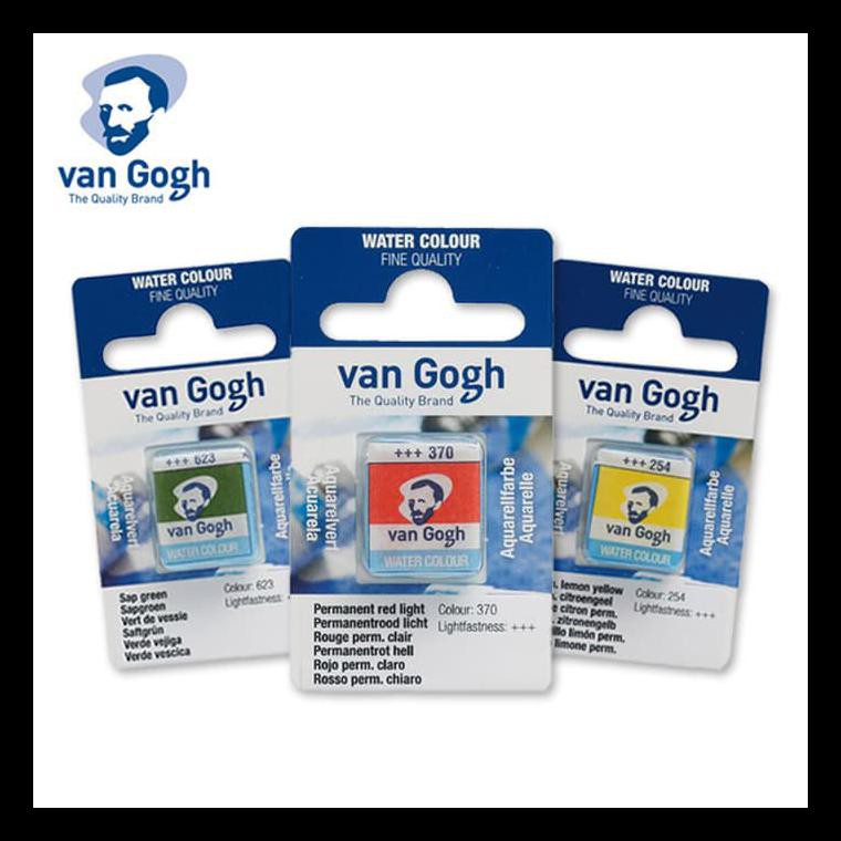 

TERBARU VAN GOGH WATER COLOUR HALF PAN / WATERCOLOR HALF PAN PERALATAN MELUKIS MURAH MERIAH