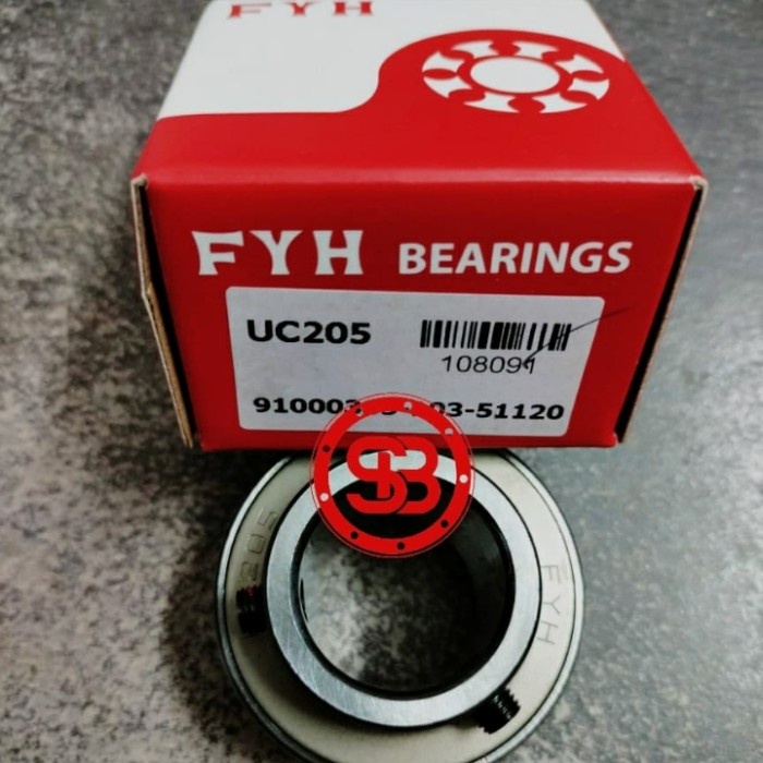 Insert Bearing UC 205 ( as 25mm) UC205 FYH JAPAN