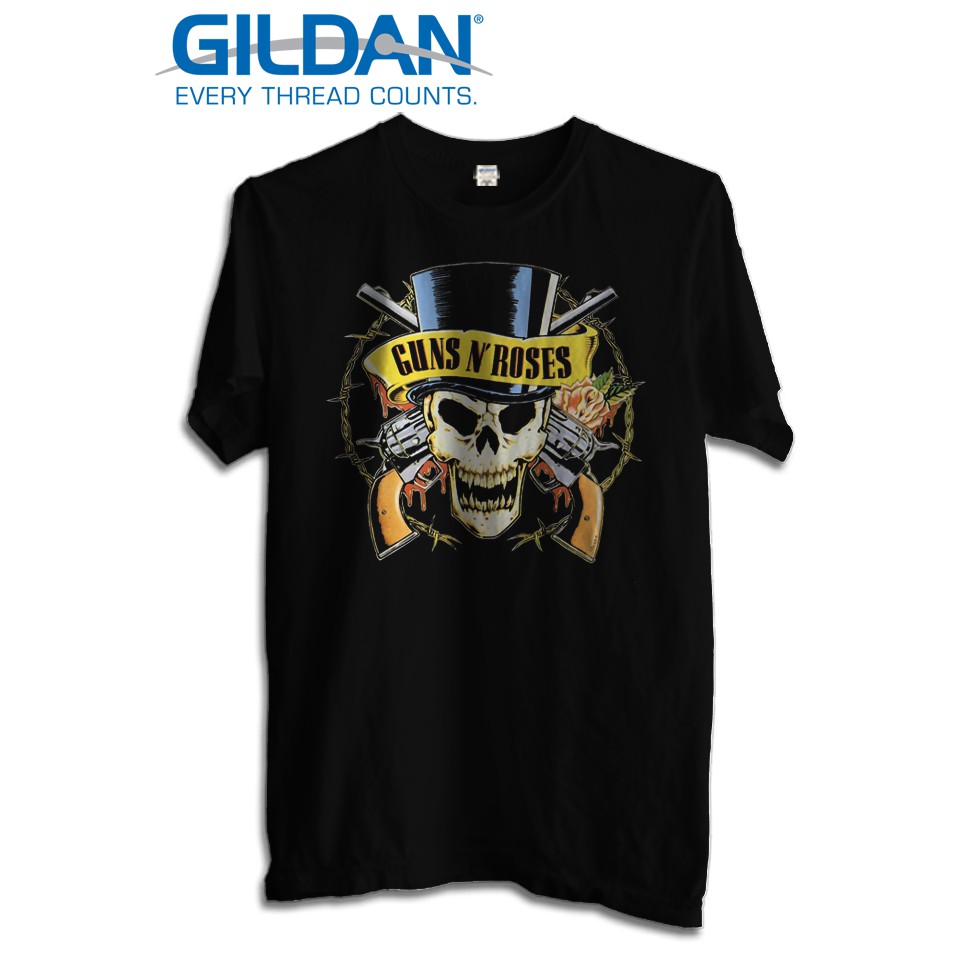 KAOS BAND GUNS N ROSES TSHIRT ORIGINAL GILDAN SOFTSTYLE GNR 20