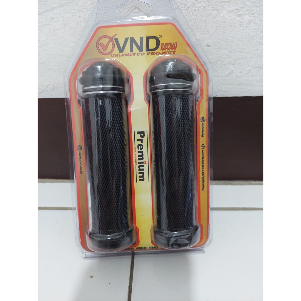 (VND)handgrip vnd bulu plus jalu handgrip vnd premium asli/grip bulu vnd asli plus jalu universal bisa untuk semua jenis motor