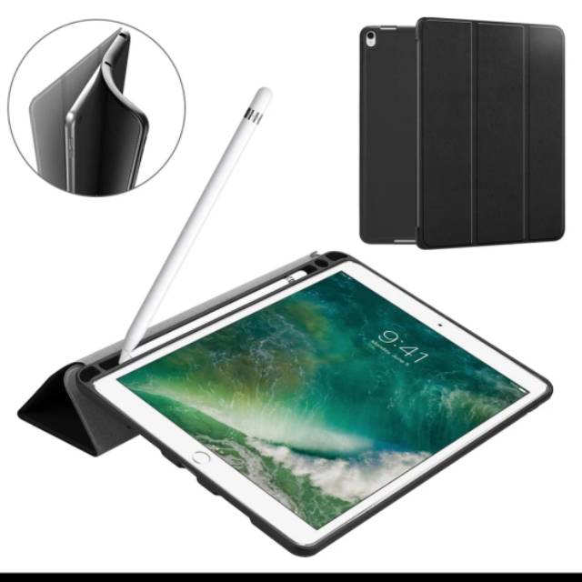 Apple ipad 7 10.2 2019/ipad 7 Pro Smart Cover Auto Lock Pen Holder