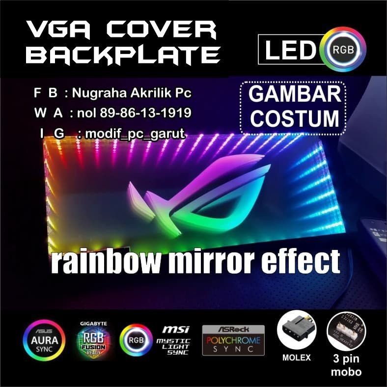 PAKET MODIF PC GAMING COVER RGB