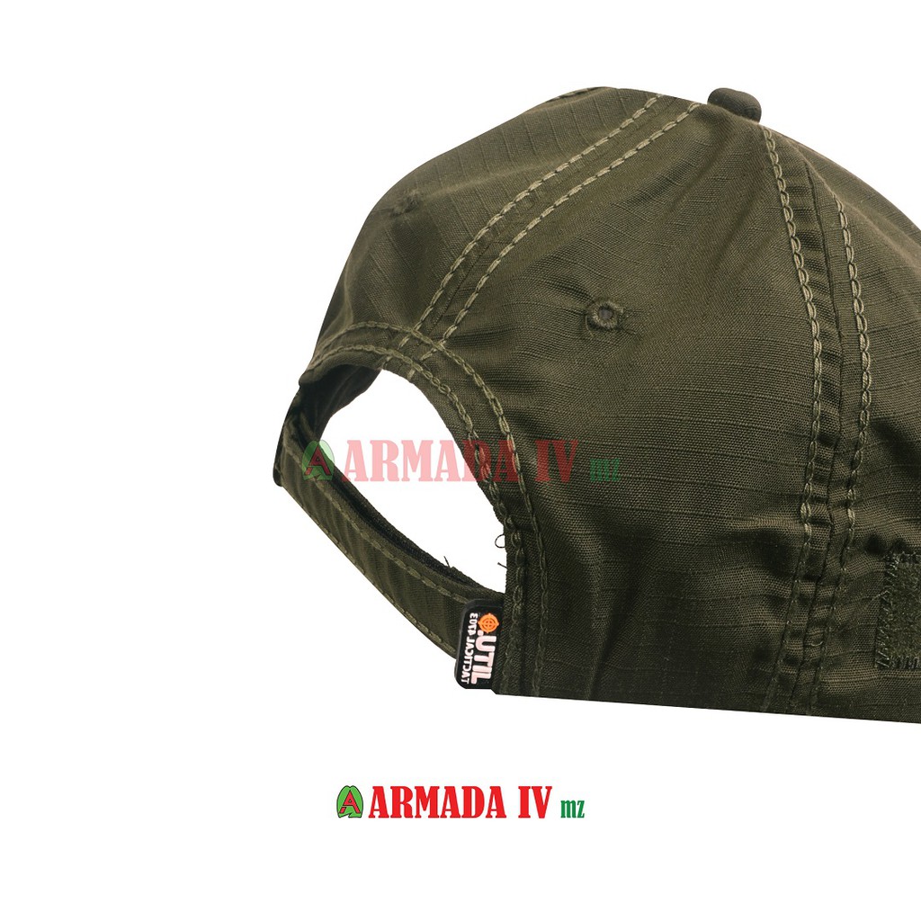 Topi Tactical HIJAU ARMY Velcro Topi Rekat Hijau Polos TNI